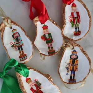 Austernmuschel Ornament | Nussknacker Weihnachtsanhänger