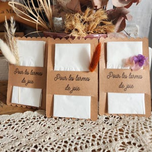 Lot of handkerchiefs - tears of joy (Wedding, Baptism, Bachelorette party, Party) Sold in lots