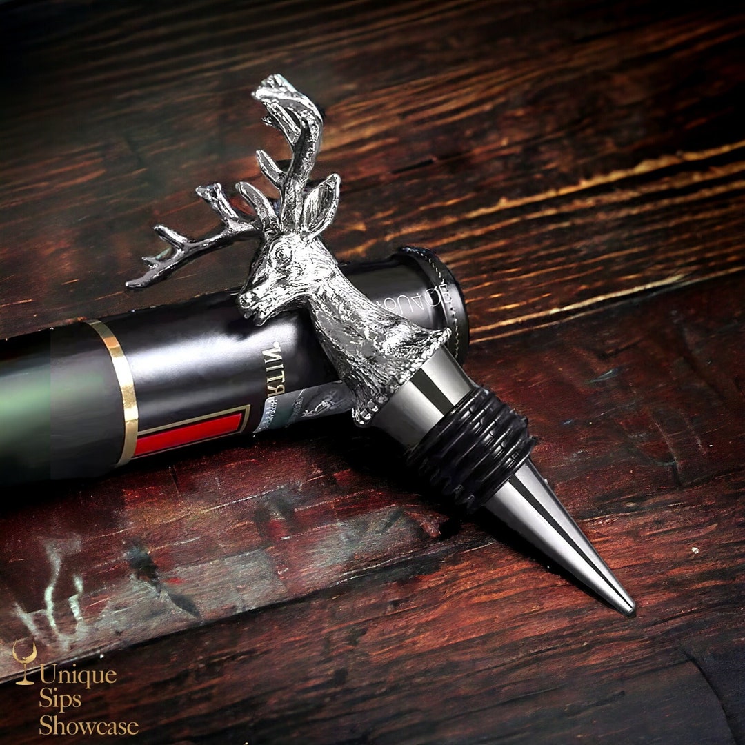 Deer Bottle Stopper Liquor Mouth Wine Stopper Animal Unique Bottle ...