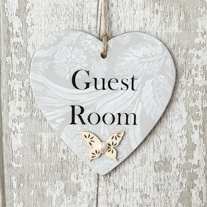 Guest Room Door Wooden Plaque Sign