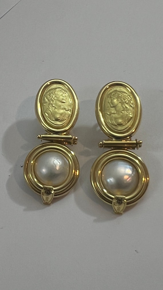 Anfora 18k Italian designer earrings
