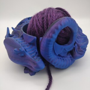 3d Dragon Yarn Bowl Custom Color - Print to Order 3d Printed Yarn Bowl