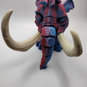3d Wooly Mammoth  Custom Color - Print to Order 3d Printed Mammoth