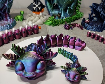 Aangepaste kleur 3D Axolotl: 3D-geprint op bestelling afdrukken