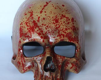 meia máscara de caveira