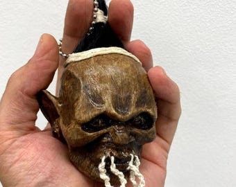 Shrunken head replica
