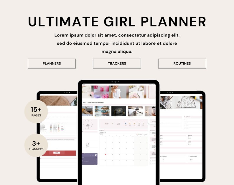 New All in One Notion Template, That Girl Dashboard, Notion Ultimate ...