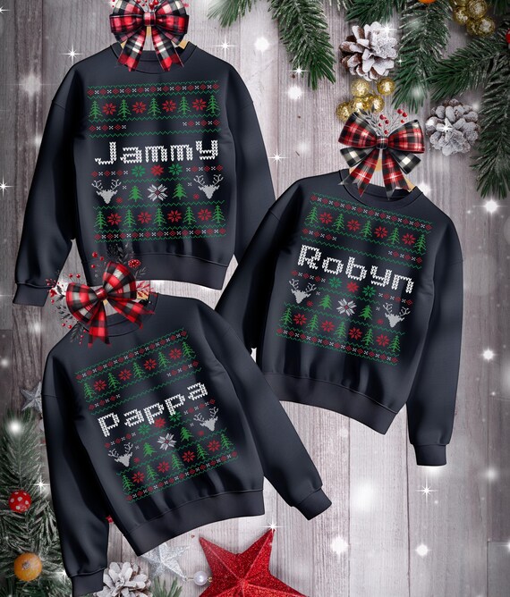Custom Christmas Sweater With Picture Personalized Ugly Sweater