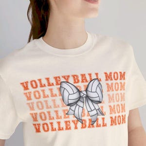 Volleyball Mom Tee, Volleyball Coquette For Mom Shirt, Top for Volleyball Mom, Gift for Her, Gift for volleyball Mother, Volleyball Mama