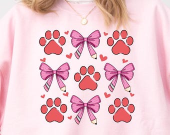 Valentine Teacher Sweatshirt, Teacher Appreciation Gift, Educator Crewneck, Teacher Valentine Pullover, Cute Teacher Gift, Valentine's Day