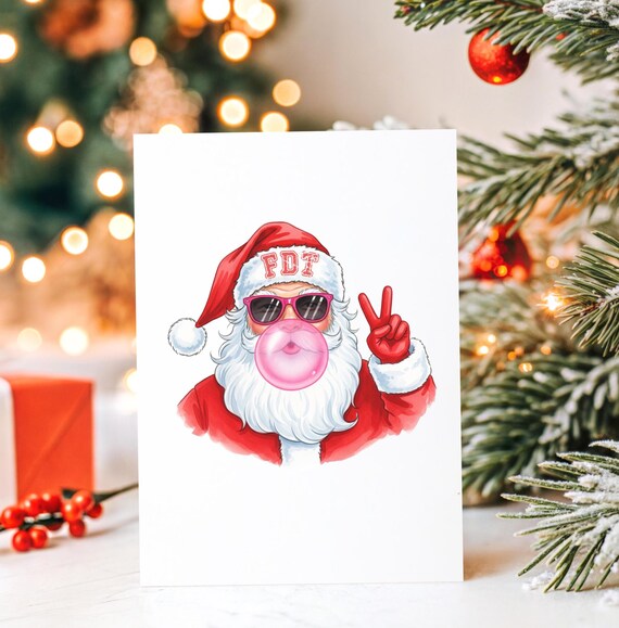 FDT Santa Holiday Greeting Cards - Pack of 10 Anti-trump Cards