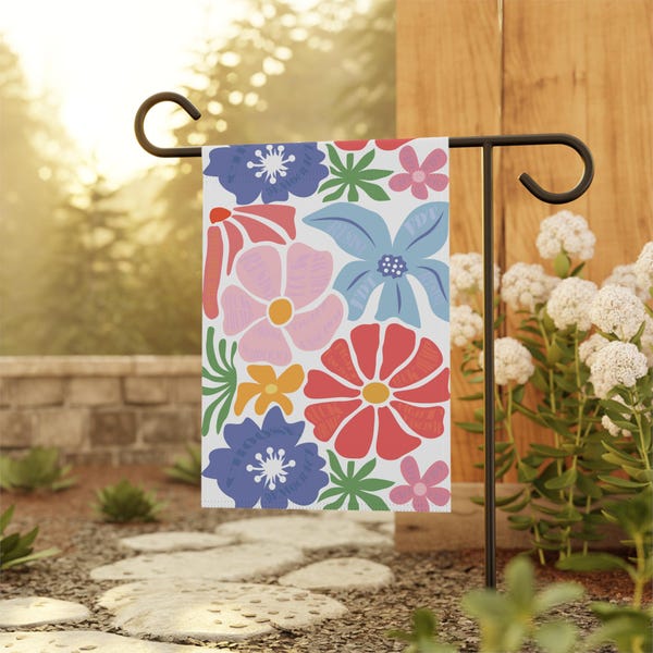 Subtle Resist, FDT, F**k Trump, Be the Resistance Boho Flower Yard Flag, Anti-Trump Sign, Save Democracy Flag, Resistance Garden Banner