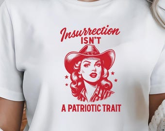 Anti Trump Unisex Jersey Tee, Protest Top for Democrats, Anti-Insurrectionist Shirt, 4th of July Patriotic t-shirt, Anti Trump Resistance