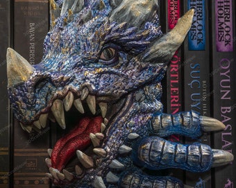 Dragon Booknook  - Collectible Statue