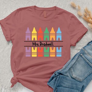 Personalized Teacher Shirt, Back to School Teacher Shirt, Custom Teacher Shirt with Name, First Day of School Shirt, Gift for Teachers