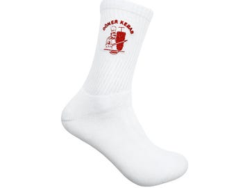 Calcetines de kebab, calcetines deportivos bordados, calcetines divertidos, medias, calcetines de tenis