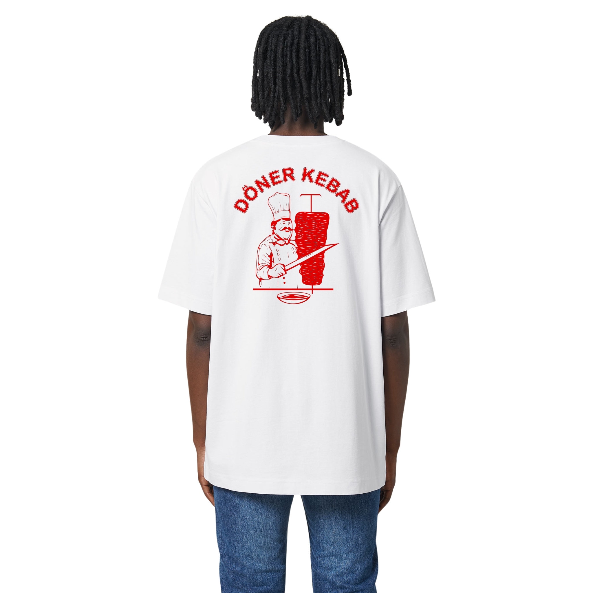 T-shirt Homme Döner Motif Humoristique - Coton, Coupe Régulière, Lavable Machine