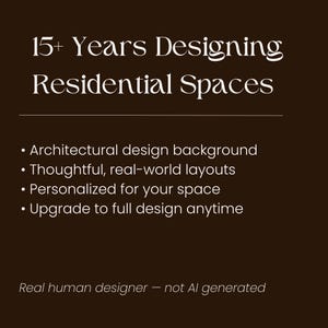 Diseño de distribución de muebles a medida y planos de planta / Planificación de espacios para habitaciones pequeñas y apartamentos / Diseño de interiores virtual imagen 9