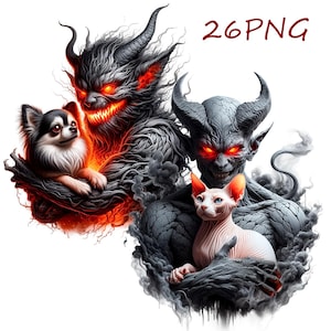 Demon PNG, Demon Drawing PNG, mysticism digital, Creative images for creativity, Images of dark forces, 26 PNG with transparent background