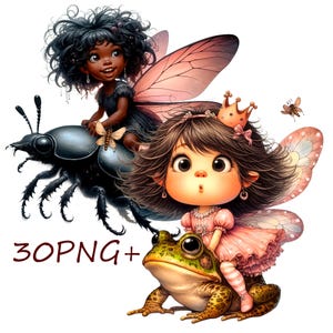 kleine Fee png, süße Fee png, magische Feen png, magische Feen Clipart zum Ausdrucken, Ihre Kreativität Dateien 30 PNG transparenten Hintergrund