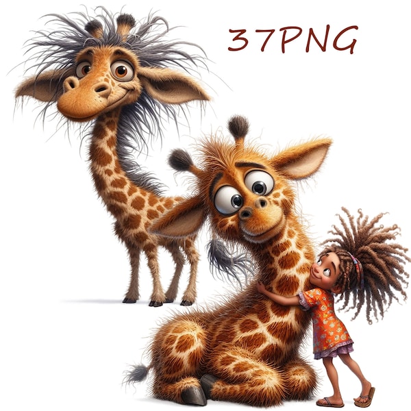 giraffes, funny giraffes, files for your creativity, images for printing, for creating a collage and much more 37 PNG transparent background
