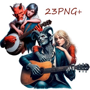 Demon PNG, Demon Musician PNG Image, Mythical Stories, Creative Images For Your Creativity, 23 PNG Transparent Background