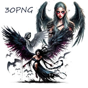 Valkyrie Warrior PNG: Scandinavian Mythology Clipart (30 PNG)