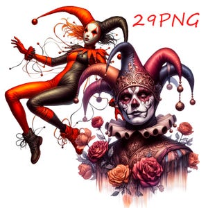 menina bobo da corte tarot png, coringa png, harlequin bobo da corte clipart png, imagens para impressão, arquivos criativos, 29 PNG fundo transparente