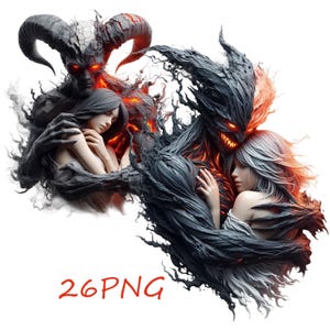 Demon Drawing PNG, Demon PNG, mysticism digital, Creative images for creativity, Images of dark forces, 26 PNG with transparent background