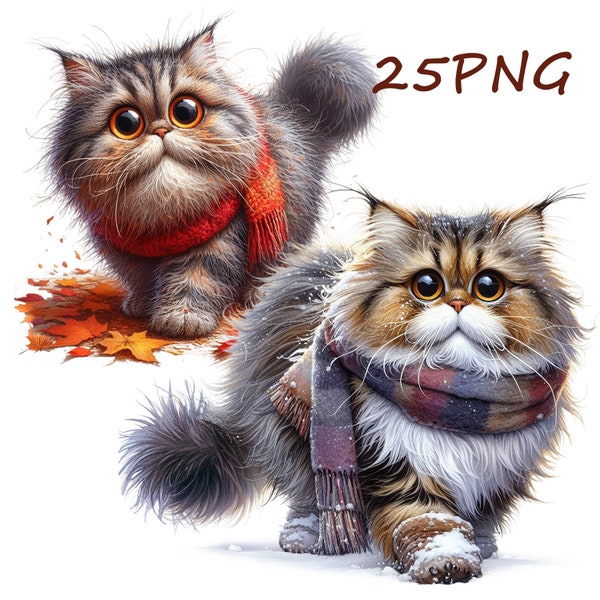 Persian cat, unique charm, creative activities, suitable for printing on various objects, prints and stickers 25 PNG  transparent background