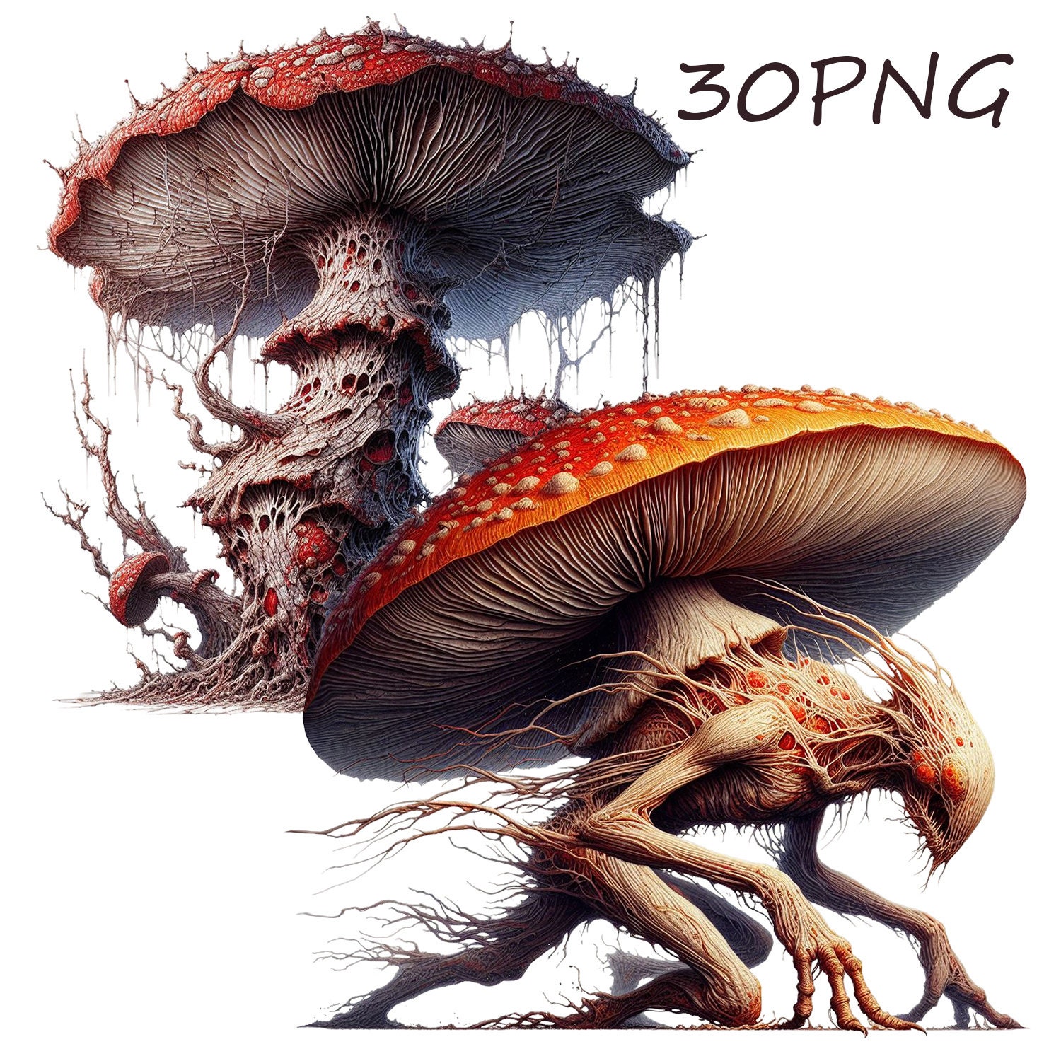Unusual Mushrooms, Zombie Mushrooms, Mutant Mushrooms, Alien Mushrooms, Printable Files, 30 PNG With Transparent Background - Etsy Unusual Mushrooms, Zombie Mushrooms, Mutant Mushrooms, Alien Mushrooms, Printable Files, 30 PNG With Transparent Background - Etsy