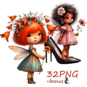 kleine Fee png, süße Fee png, magische Feen png, magische Feen Clipart zum Ausdrucken, Dateien für Ihre Kreativität 32 PNG transparenten Hintergrund