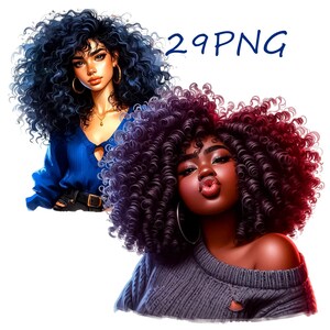 Bochtige dame, png-afbeelding: elegant portret van een Afrikaans-Amerikaans meisje (29 transparante png-achtergronden)