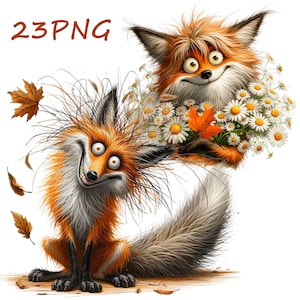Images of funny fox png, funny fox png, illustrations for printing on any surface, creative files 23 PNG with transparent background