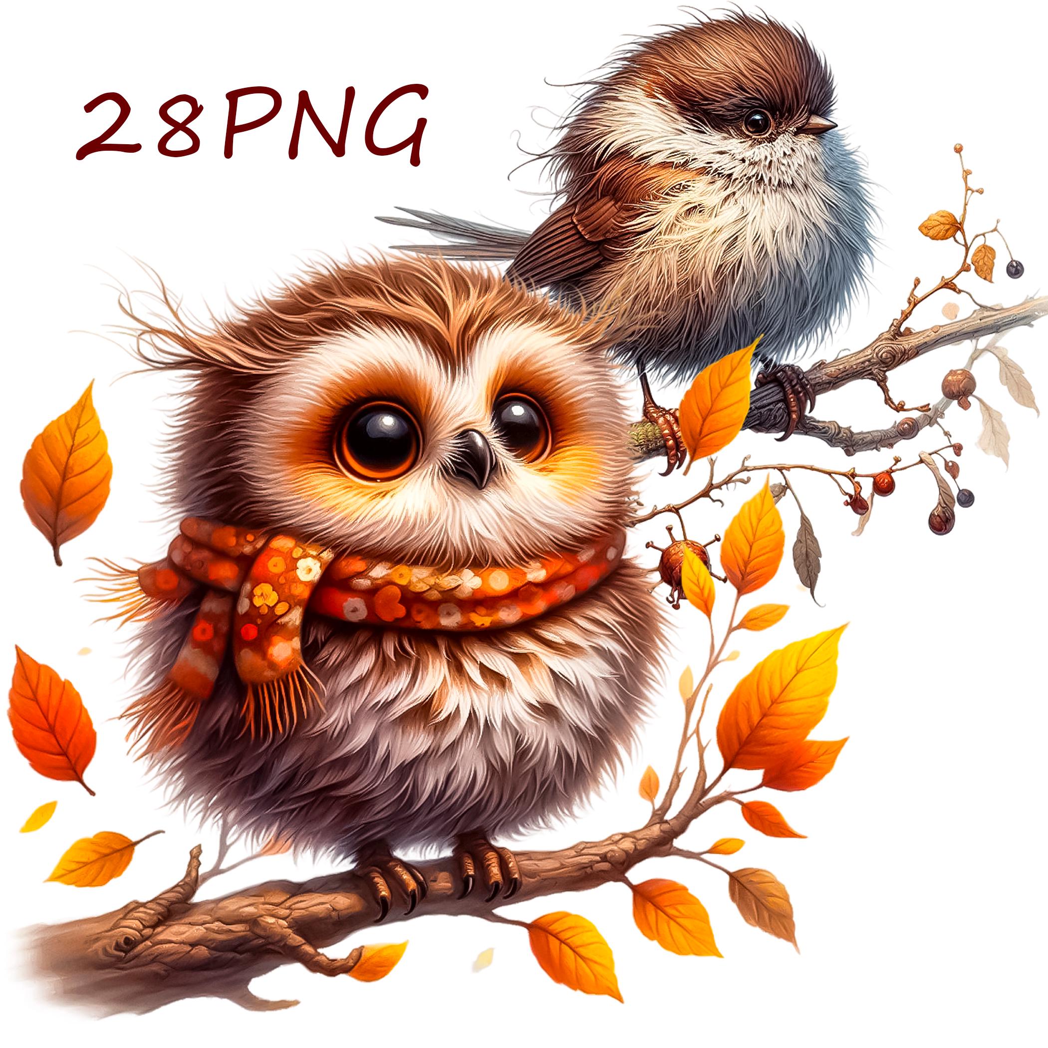 sparrow png, owl png, cute little birds images, printable files, images for your creativity 28 PNG t