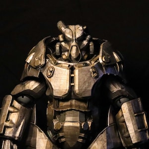 X01 Power Armor Desktop Display Model Fallout Inspired - Fully Articulating