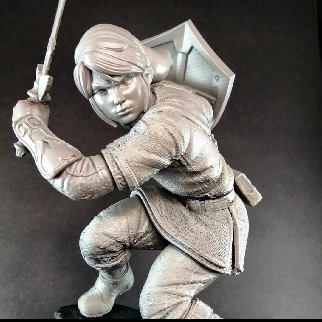 Legend of Zelda Link STL Digital File Collectible Model Please See ...