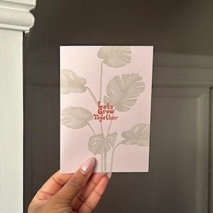 Carte de voeux Grandissons ensemble - Anniversaire, Saint-Valentin