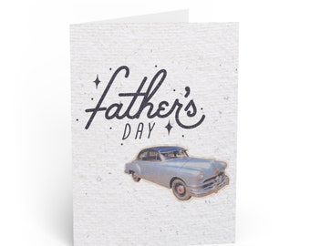 Vintage Car Father's Day Card