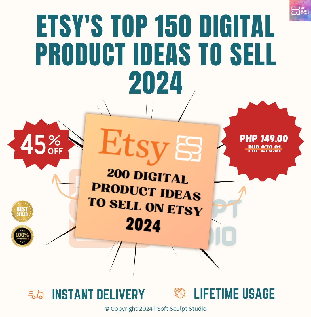 Top 150 Digital Product Ideas to Sell 2024 High Demand and Profitable ...