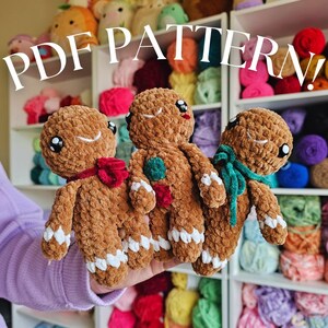 Low-Sew Crochet Gingerbread Man Pattern