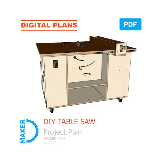 Pdf Plans Table Saw