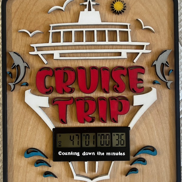 Digital Cruise Countdown Clock