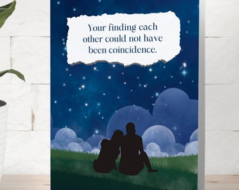 Anniversary Card for Loving Couple, Perfect Couple, Anniversary Card for Couple, Silhouette Card, Nature Card, by Great Lakes Greetings