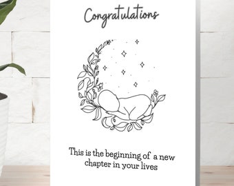 Baby Shower Card for Expecting Mom, Gender Neutral, Congratulations New Baby, Card for New Parents, Adoption Card, by Great Lakes Greetings