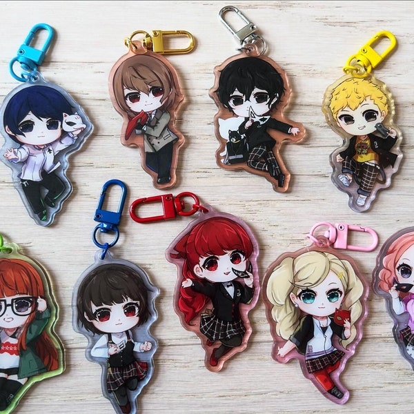 PERSONA 5 ROYAL Keychain Cute Kawaii Anime Gift for Gaming Fans