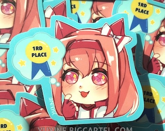 GRAPPIG LEUKE Umamusume Pretty Derby Haru Urara Goldship Sticker Chibi Vinyl Sticker voor Anime Fans