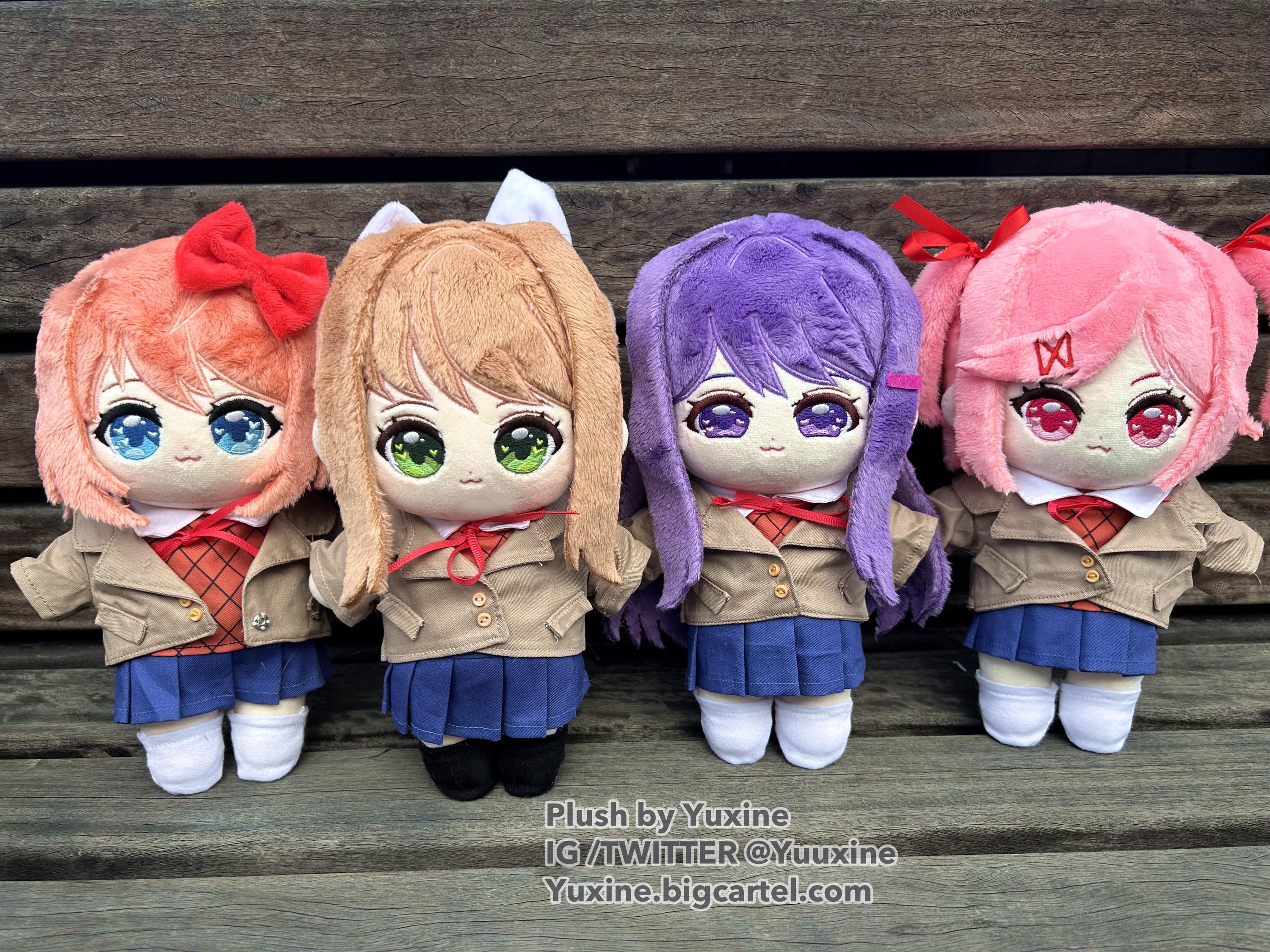【レア】ドキドキ文芸部!　ナツキ　ぬいぐるみ　ddlc ドキドキ文芸部! ぬいぐるみキーチェーン ナツキ｜アニメ