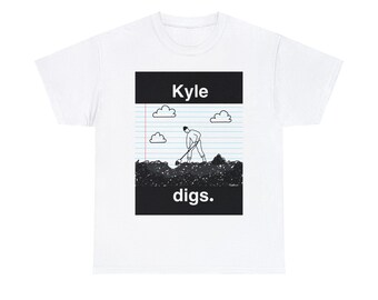 Kyle Digs... Unisex zwaar katoenen T-shirt
