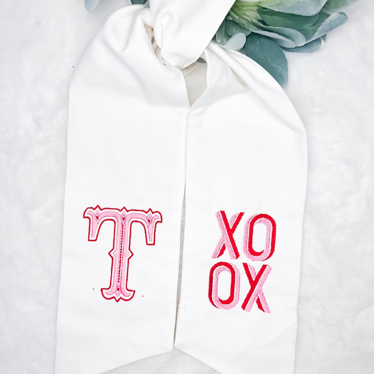 Valentines Wreath Sash